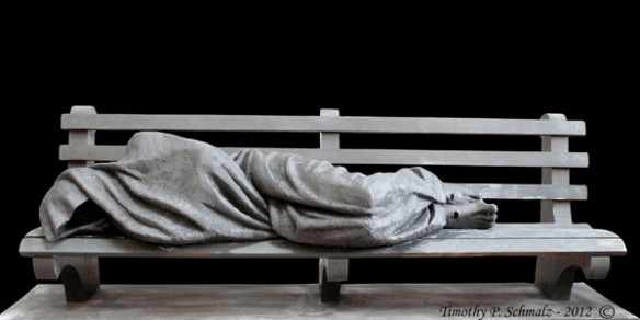 Homeless Jesus by Timothy Schmallz
